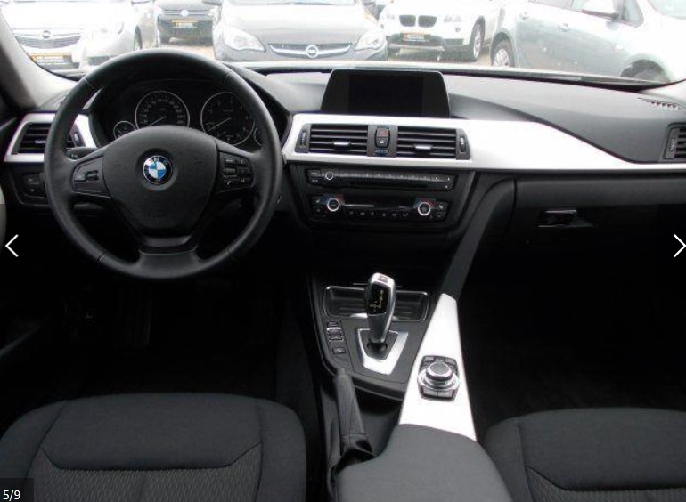 Left hand drive car BMW 3 SERIES (01/01/2014) - 